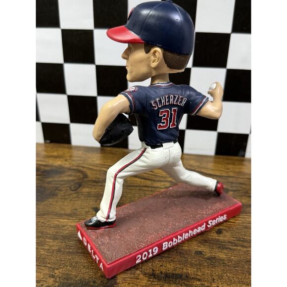 Max Scherzer Washington Nationals Bobblehead 300 Strikeouts SGA - Picture 5 of 6